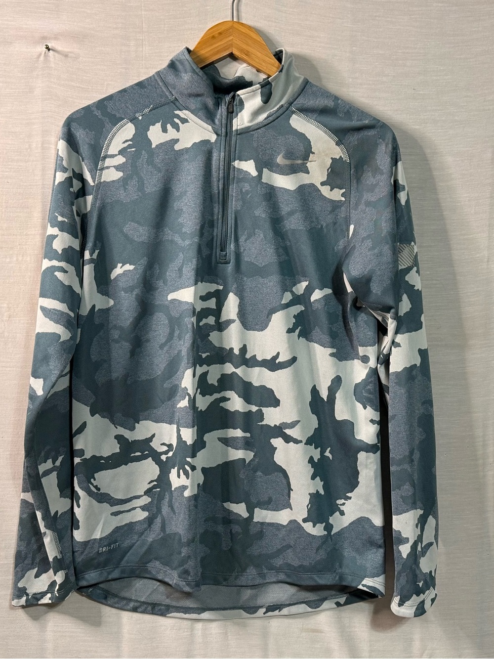 Nike Men’s Dri-FIT Running Camo Half Zip Pullover M